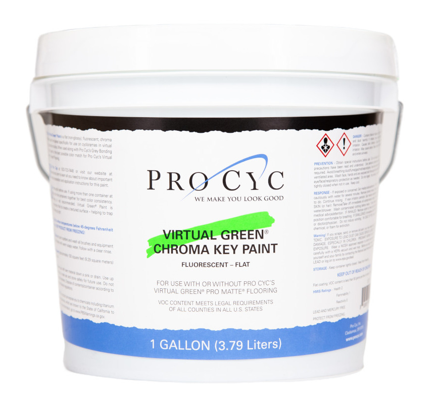 Virtual Green® Chroma Key Paint | Pro Cyc Paint